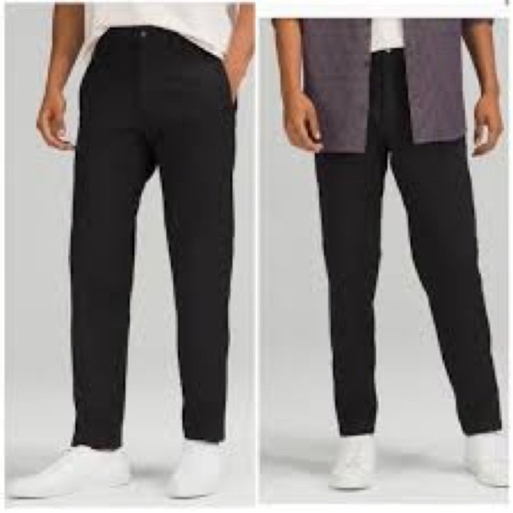 Lululemon Commission Pant Slim Black Size 32‎ Comfort Stretch Chino Performance